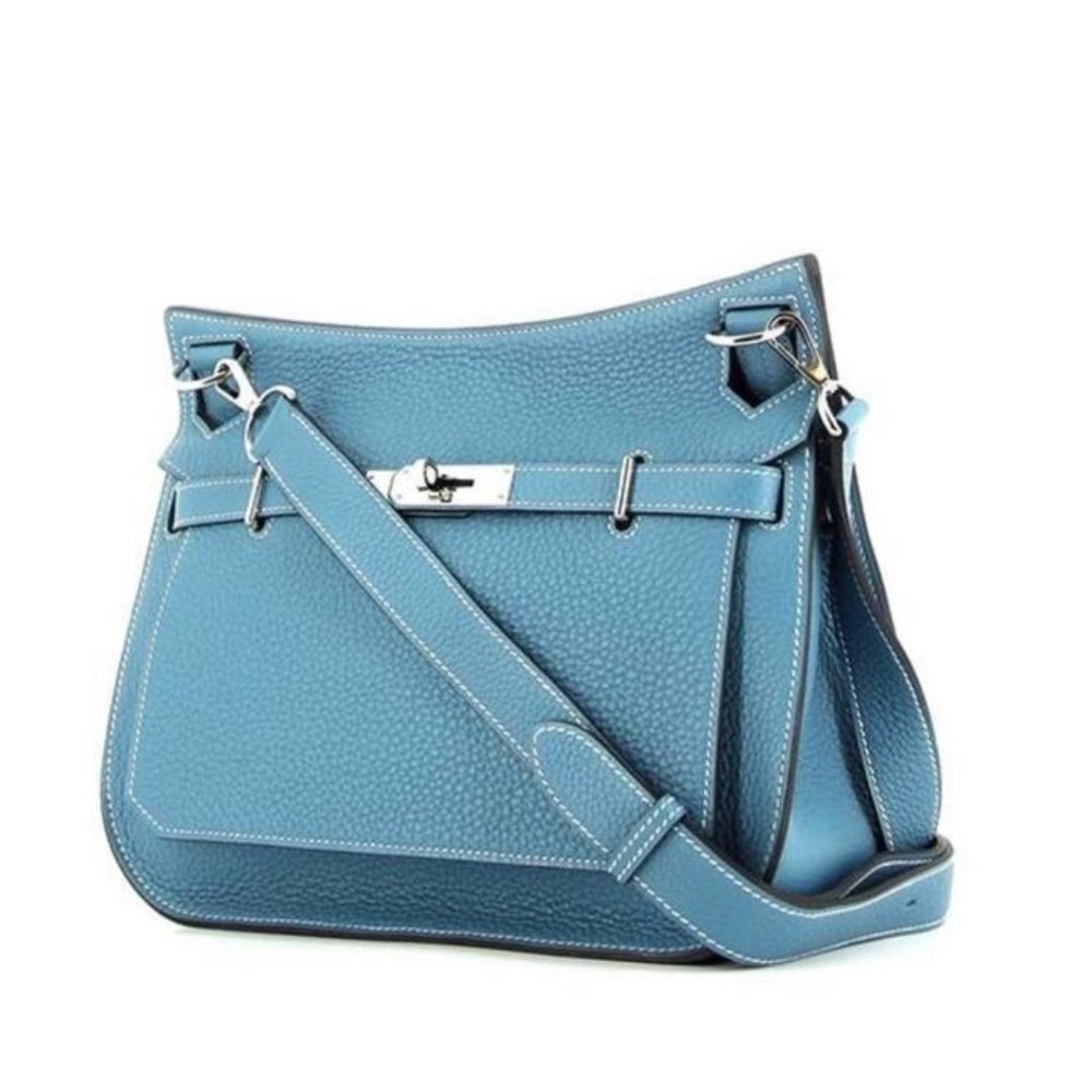 Hermès Jypsiere 28 Blue Clemence